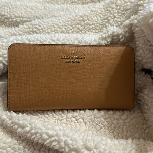 Kate Spade Tan Leather Wallet